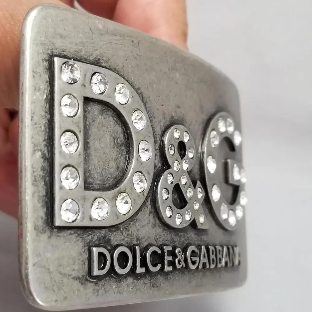 Vintage Belt Buckle Women's Luxury White Rhinestones Bling - Picture 5 of 9